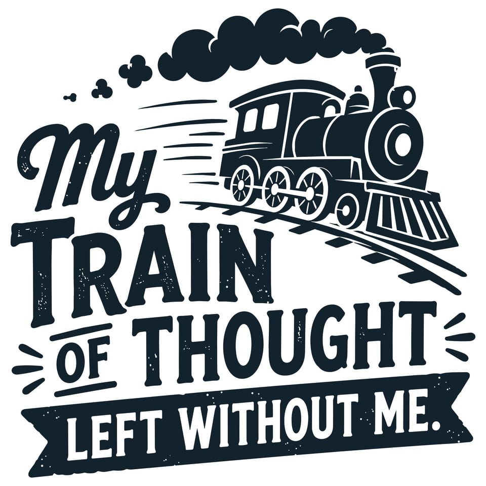 My Train of Thought — original cut file design by Lauren Farrow