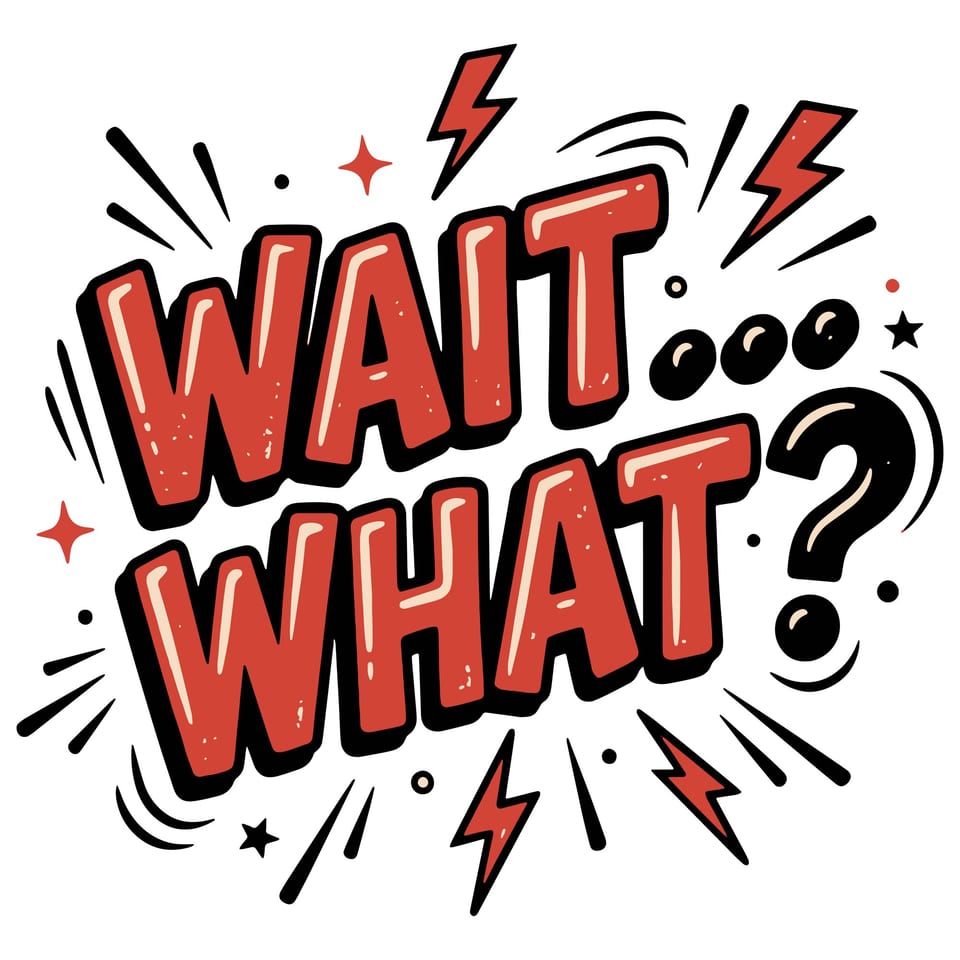 Wait What — original cut file design by Lauren Farrow